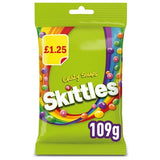Skittles Crazy Sours Vegan Treat Bag (109g)