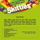 Skittles Crazy Sours Vegan Treat Bag (109g)