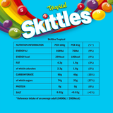 Skittles Vegan Chewy Sweets Tropical Fruit (136g)