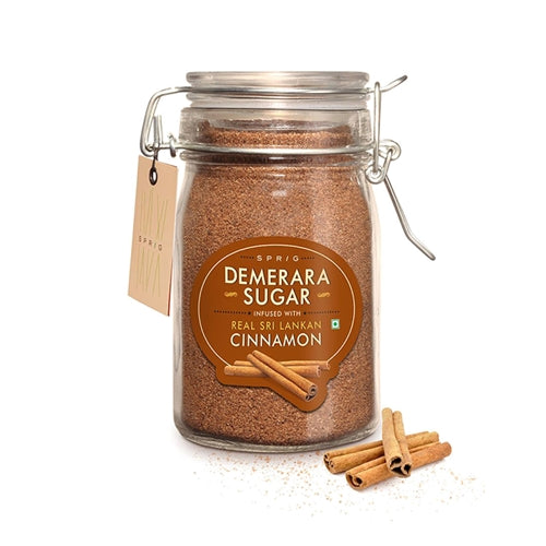 Sprig Demerara Sugar infused with Real Sri Lankan Cinnamon (175g)