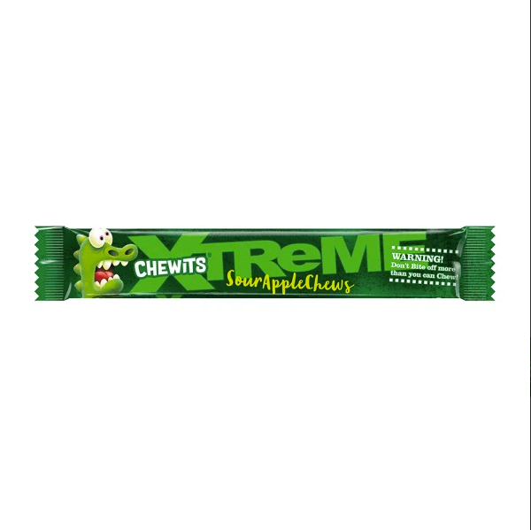 Chewits Xtreme Sour Apple (34g)