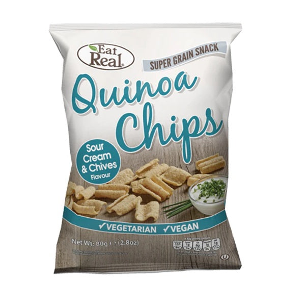 Eat Real Sour Cream & Chives Quinoa Chips (30g) Blackgold Foods
