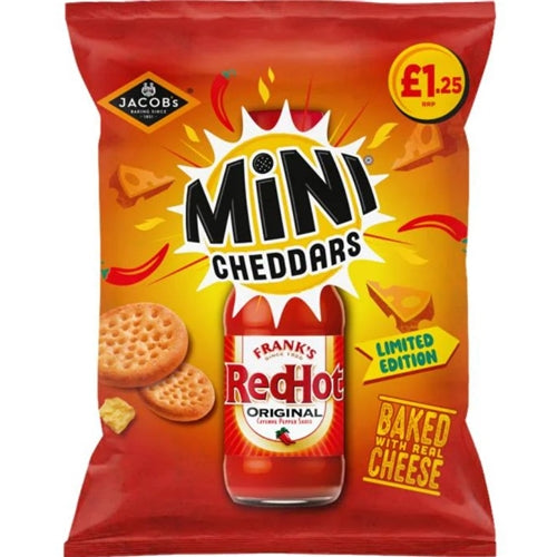 Jacobs Mini Cheddars Franks Red Hot (90g)