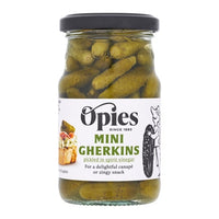 Opies Mini Gherkins Pickled in Spirit Vinegar (227g)