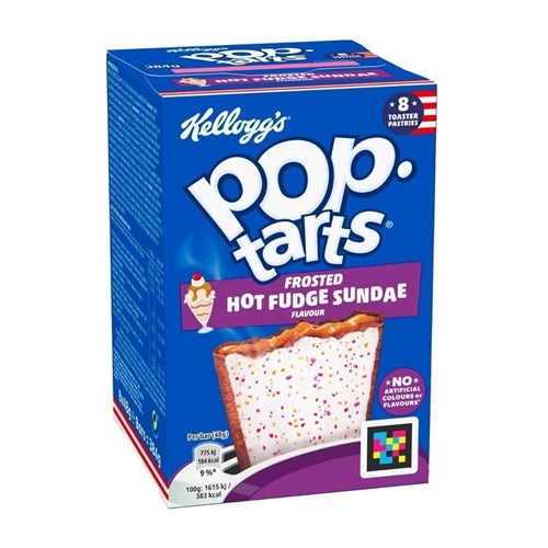 Kellogg's Pop Tarts Frosted Hot Fudge Sundae Flavour 8 x 48g (384g)