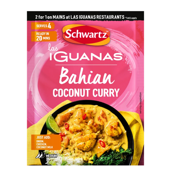 Schwartz Las Iguanas Bahain Coconut Curry Recipe Mix (25g)