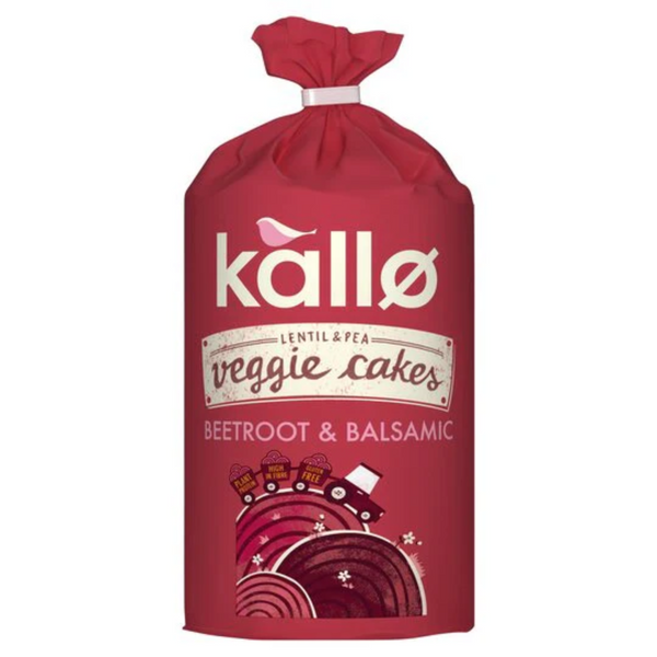 Kallo Beetroot & Balsamic Vinegar Veggie Cakes (122g)