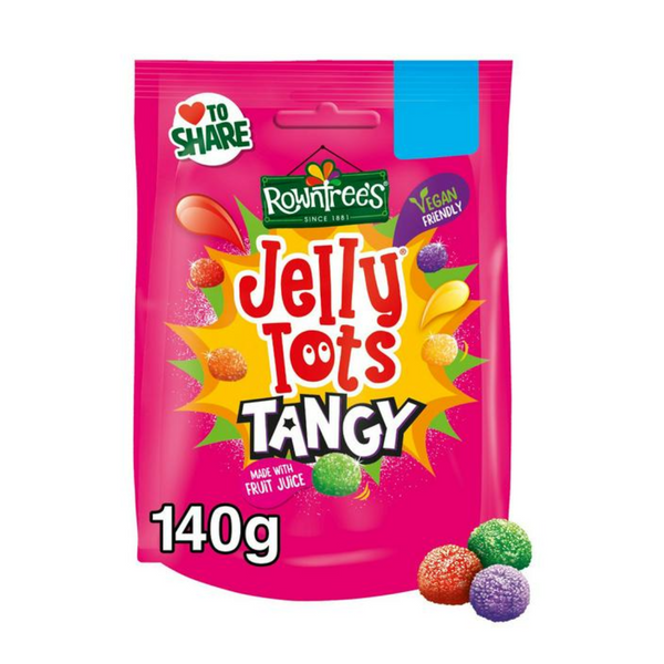 Rowntrees Jelly Tots Tangy Pouch (140g)