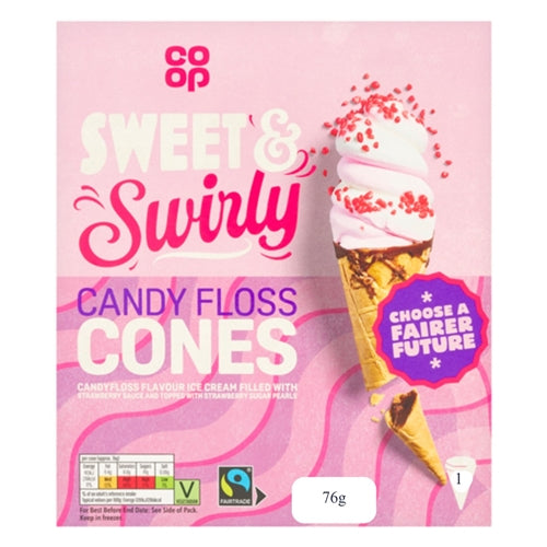 Co-op Fairtrade Fairground Cones (76g)