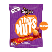 Walkers Doritos That’s Nuts Extra Flamin’ Hot (160g)