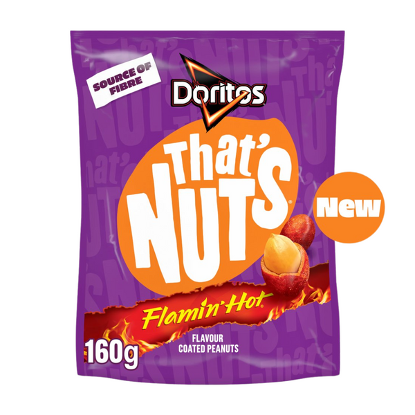 Walkers Doritos That’s Nuts Extra Flamin’ Hot (160g)