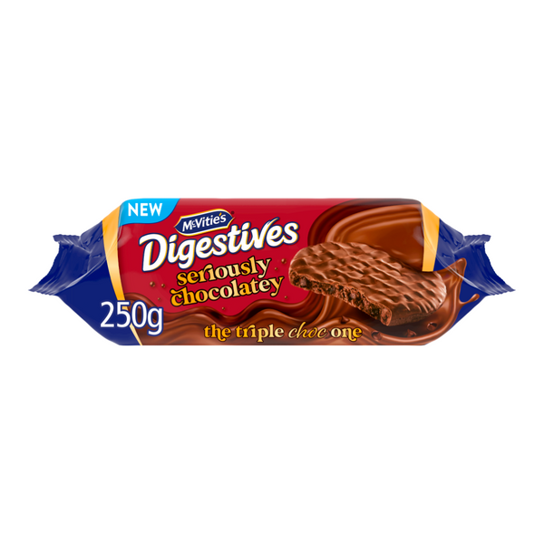 McVitie’s Seriously Chocolatey Digestives (250g)