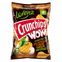 Lorenz Crunchips Wow Jalapeno & Cream (80g)