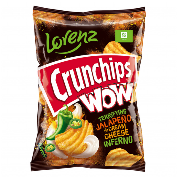 Lorenz Crunchips Wow Jalapeno & Cream (80g)