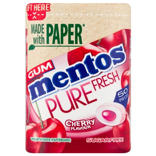 Mentos Gum Pure Fresh Cherry 50 Pieces (97g)
