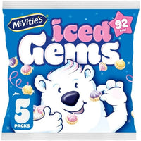 McVitie's Iced Gems Multipack Biscuits (5 x 23g)