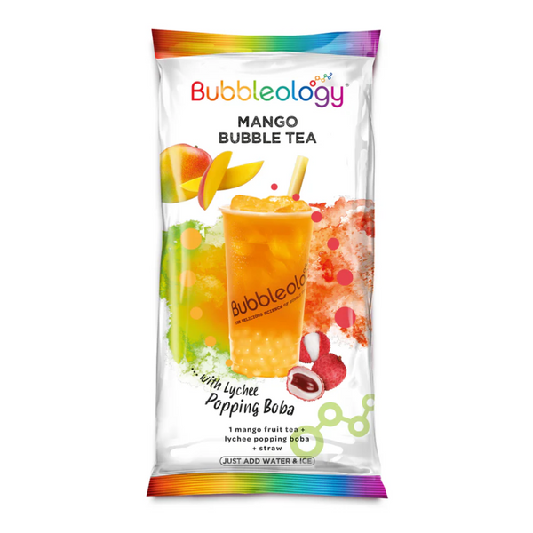 Bubbleology Mango & Lychee Bubble Tea (1 Serving)