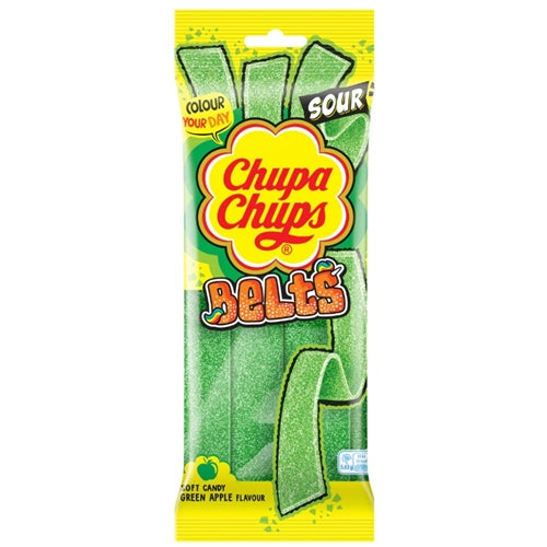 Chupa Chups Belts Sour Apple (90g)