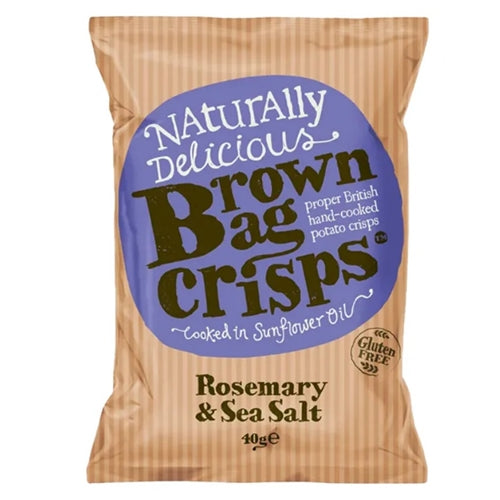 Brown Bag Crisps Rosemary & Sea Salt (40g)
