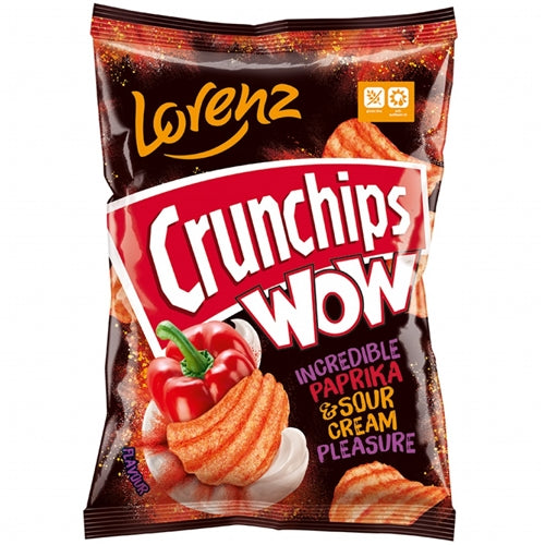 Lorenz Crunchips Wow Paprika and Sour cream (80g)