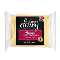 Kings Dairy Mature White Cheddar (200g)