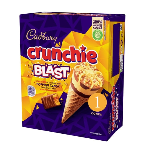 Cadbury Crunchie Cones (100ml)