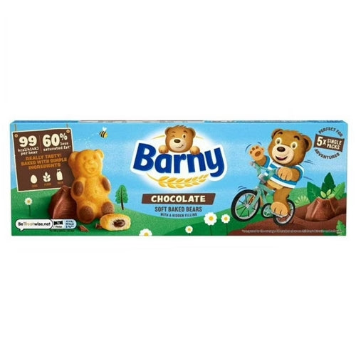 Barny Chocolate Soft Baked Bears 5 Pack (125g)