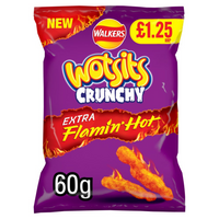 Wotsits Crunchy Extra Flamin' Hot (60g)