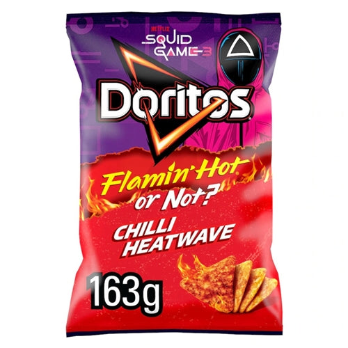 Doritos Flamin Hot & Chilli Heatwave (163g)