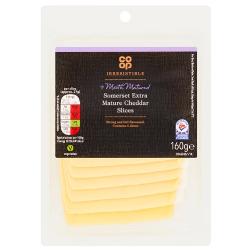 Co-op Irresistible Extra Mature Cheddar (160g)