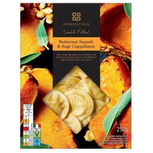 Co-op Irresistible Butternut Squash & Sage Cappellacci (250g)
