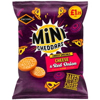 Jacob's Mini Cheddars Cheese & Red Onion Flavour (90g)
