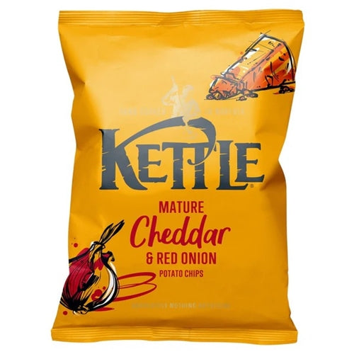 Kettle Mature Cheddar & Red Onion (130g)