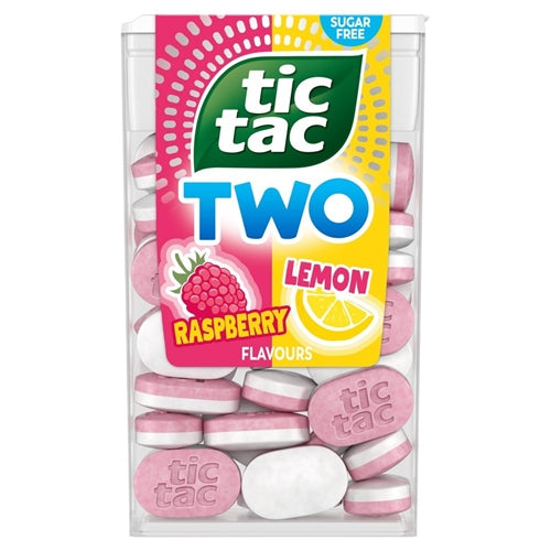 Tic Tac Two Raspberry & Lemon (38g)