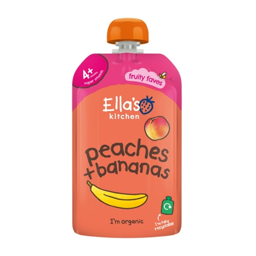 Ella’s Kitchen Organic Stage 1 Peach & Banana (120g)