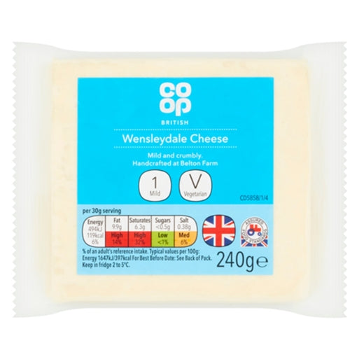 Co-op Wensleydale Cheese (240g)