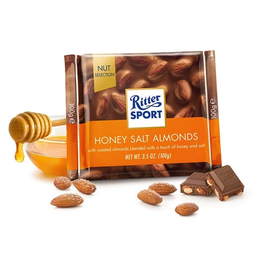 Ritter Sport Nut Selection Honey Salted Almonds (100g)