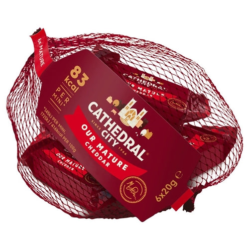 Cathedral City Mini Mature Cheddar (6 x 20g)