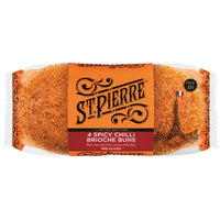 St Pierre Spicy Chilli 4 Brioche Buns
