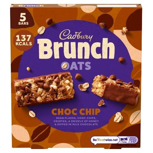 Cadbury Brunch Bar Choc Chip 5Pk (160g)