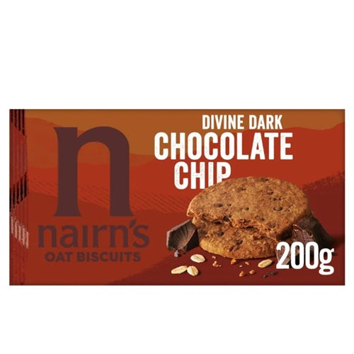 Nairn's Divine Dark Chocolate Chip Oat Biscuits (200g)