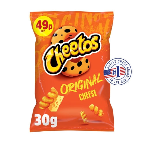 Cheetos Twisted Cheese Corn Puffs Sharing Crisps (30g)