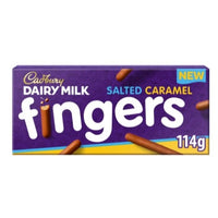 Cadbury Salted Caramel Fingers (114g)