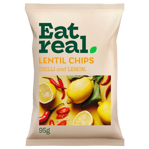 Eat Real Chilli & Lemon Lentil Chips (95g)