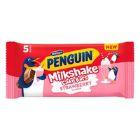 McVitie's Penguin 5 Strawberry Flavour Milkshake Cake Bar (5pk)