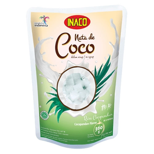 Inaco Pandan Flavor Coconut Jelly (360g) – Blackgold Foods