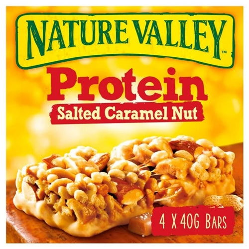 Nature Valley Protein Salted Caramel Nut 4 x 40g (160g)
