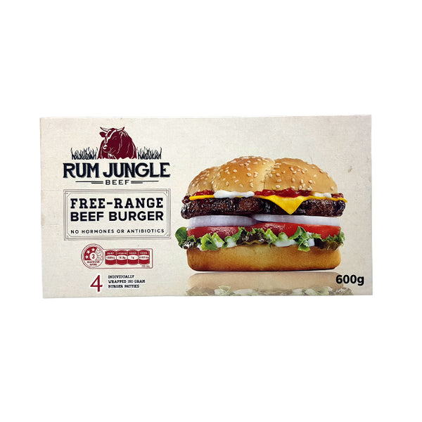 Rum Jungle Beef Burger Patties (600g)