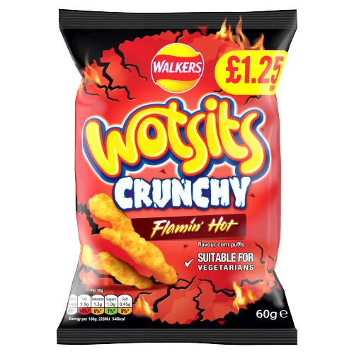 Wotsits Crunchy Flamin Hot (60g)