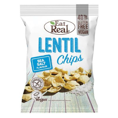 Eat Real Grab Bag Sea Salt Lentil Chips (40g)